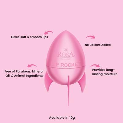 Rosa Lip Rocket - Strawberry 10 g - Lip Balms