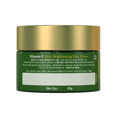 Lotus Botanicals Vitamin C Skin Brightening Day Cream SPF 25 PA+++ 50gm - Day Cream