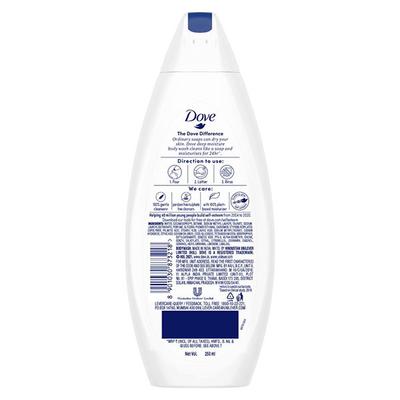 Dove new Deep moisture 24hr moisturised skin Nourishing Body Wash 250ml - Shower Gels & Body Wash