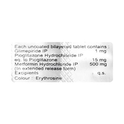 Glimestar Pm1 Tablet 10'S - Diabetes-Ant