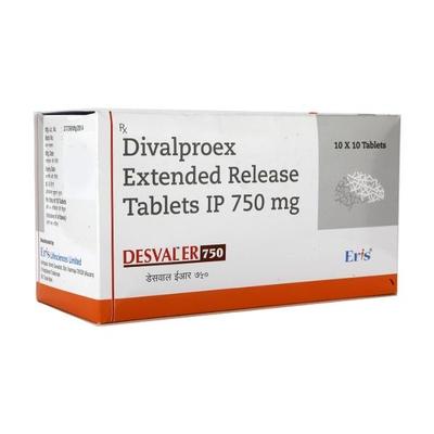 Desval ER 750mg Tablet 10'S - Epilepsy/Convulsion-Ant