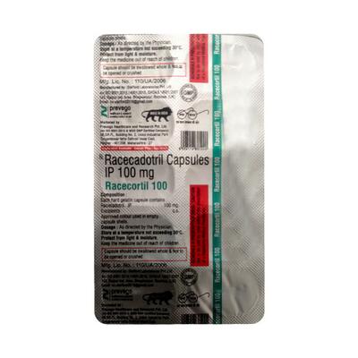 RACECORTIL 100 Capsule 10's - Diarrhoea-Ant