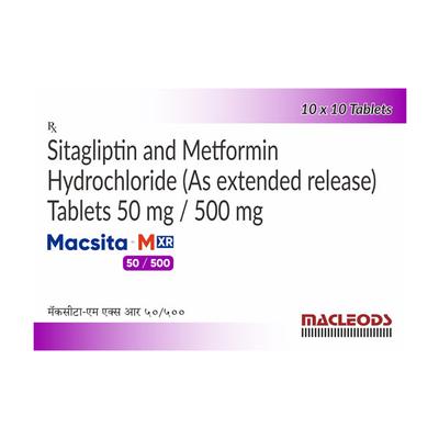 MACSITA M XR 50/500 Tablet 10's - Diabetes-Ant