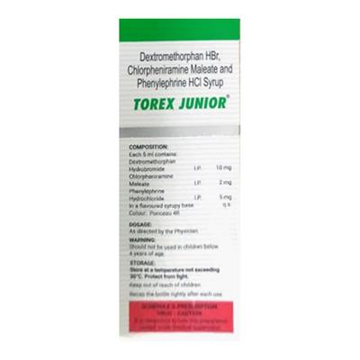 Torex Junior Syrup 60ml - Cough And Cold-Cou