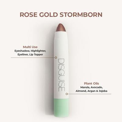 DISGUISE Velvet Glow Multisticks, Rose Gold Stormborn 64 3.2 gm - Highlighters & Illuminators