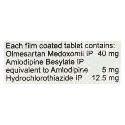 TRIOLMESAR 40 Tablet 15's - Hypertension-Ana