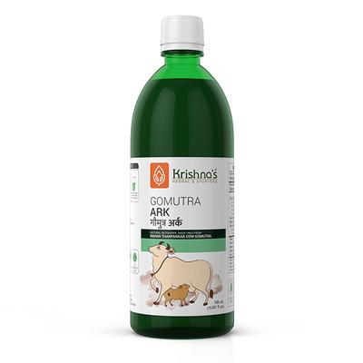 Krishna's Herbal & Ayurveda Gomutra Ark (Tharparkar Cow) 500 ml - Ayurvedic Juices