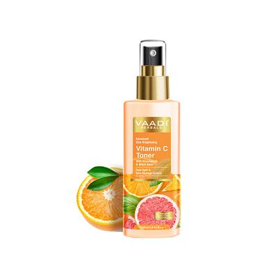 Vaadi Herbals Vitamin C Toner - Tighten Pores & Brightens Skin - Alcohol Free 250 ml - Toners