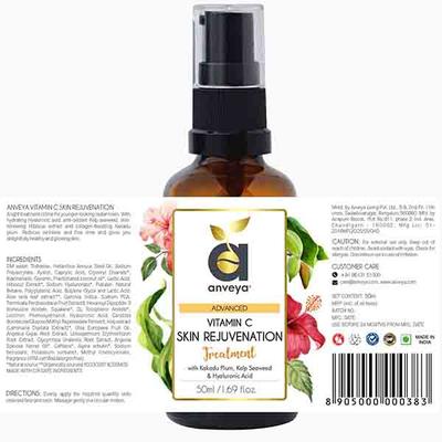 Anveya Advanced Vitamin C Skin Rejuvenation Cream (Day & Night) 50 ml - Face Gels