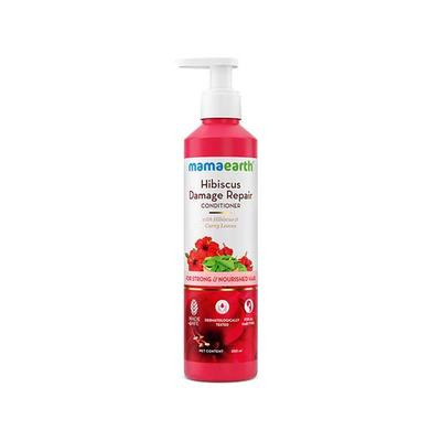 Mamaearth Hibiscus Damage Repair Conditioner With Hibiscus & Curry Leaves for Strong & Nourished Hair 250 ml - Conditioners