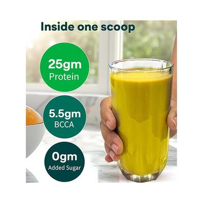 Oziva Bioactive Plant Protein (25G Vegan Protein) For Endurance & Muscle Recovery Plant-Based Protein (500G, Mango Delight) 1's - Multi-Vitamins