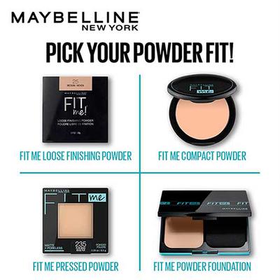 Maybelline New York Fit Me Matte + Poreless Powder, 220 Natural Beige 8.5 gm - Compact Powder