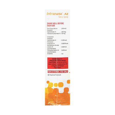 INTRANASE AZ WITH SWEET TASTE 70md Nasal Spray 9.8ml - Nasal Congestion-Nas