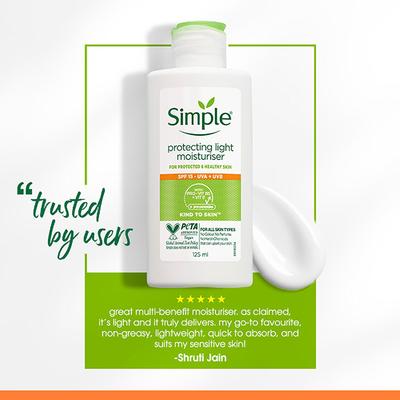Simple Kind To Skin Protecting Light Moisturiser 125 ml - Face Moisturizers