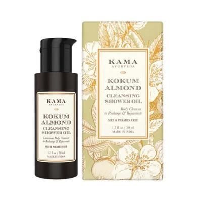 Kama Ayurveda Kokum Almond Cleansing Shower Oil 50 ml - Shower Gels & Body Wash