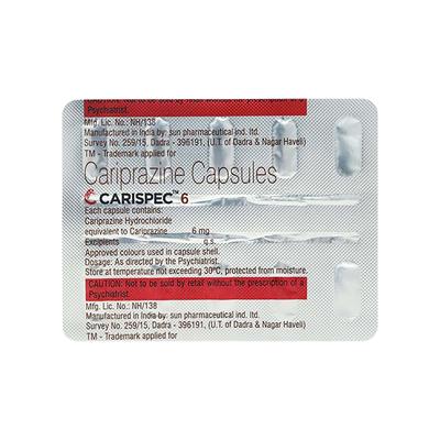CARISPEC 6mg Capsule 10's - Schizophrenia-Aps