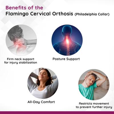 Flamingo Cervical Orthosis (OC - 2009) (S) - Back/Abdomen Supports