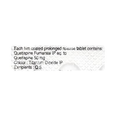 Qutan SR 50mg Tablet 10'S - Schizophrenia-Aps