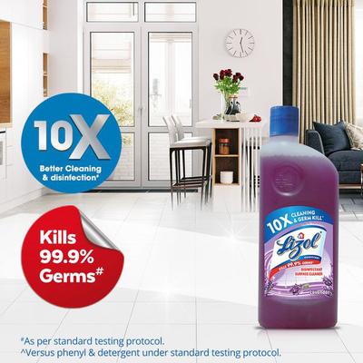 Lizol Disinfectant Surface Cleaner - Lavender 500 ml - Others