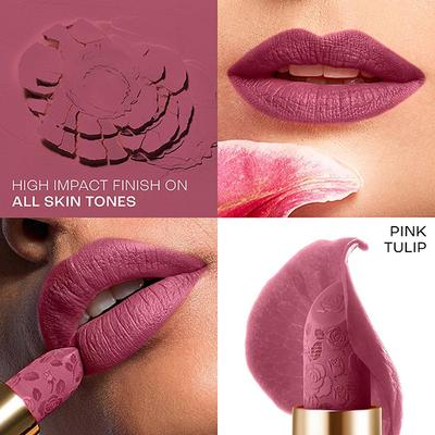 Lakme Rouge Bloom Powder Matte Bullet Pink Tulip 203 4 gm - Lipsticks