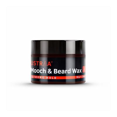 Ustraa Mooch & Beard Wax - Strong Hold 50 gm - Beard Wax