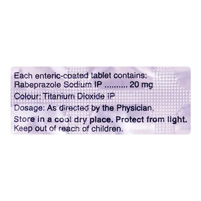 Rabicip 20mg Tablet 15'S - Ulcer/Reflux/Flatulence-Aaa