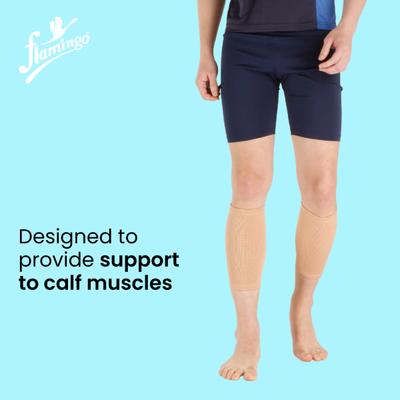 Flamingo Calf Support Beige (OC2039) (XL) 1's - Knee/Leg Supports
