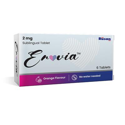 EROVIA 2 MG ORANGE FLAVOUR Sublingual Tablet 6's - Impotence/Erectile Dysfunction (Ed)