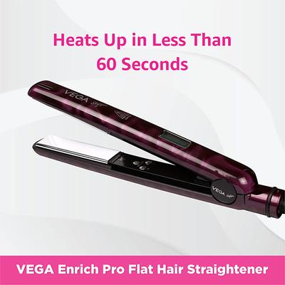 VEGA Enrich Hair Straightener (VHSP-02) 1gm - Straighteners