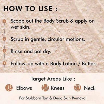 Mcaffeine Coconut Cookie Body Scrub 175 gm - Scrubs & Exfoliants