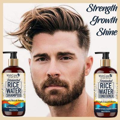 WishCare Fermented Rice Water Shampoo For Dry & Frizzy Hair - Paraben And Sulphate Free Shampoo 300 ml - Shampoos