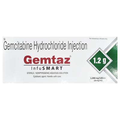 GEMTAZ INFUSMART 1.2gm Injection 120ml - Cancer Oncology-Cyt