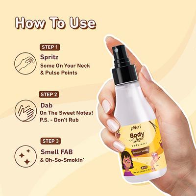 Plum Bodylovin' Smokin' Vanilla Body Mist Vanilla Fragrance 150ml - Body Mist/Spray