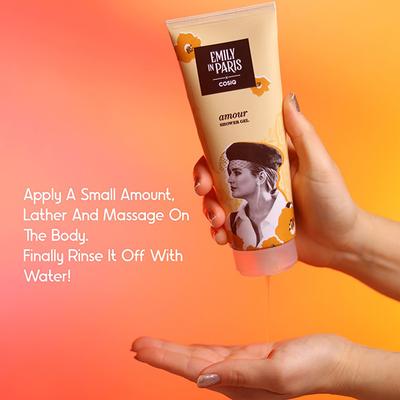 Cos-IQ Emily In Paris Camille's Amour Body Wash Shower Gel for Women 200 ml - Shower Gels & Body Wash
