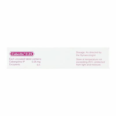 Caberlin 0.25mg Tablet 4'S - Hormonal Therapy-Oes
