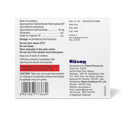 APOSAN Injection 2ml - Parkinsonism-Ana