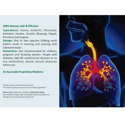 Nature Sure Lungs Pure Capsule 60's - Vital Health