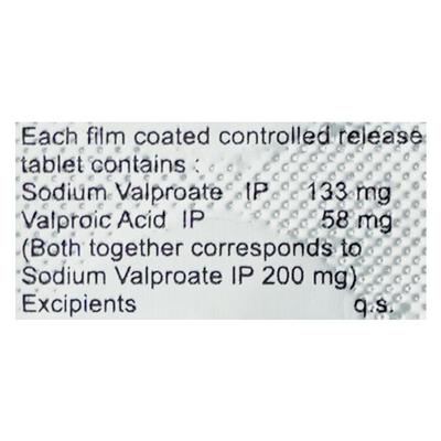 VALPORATE CHRONO 200 Tablet 10's - Epilepsy/Convulsion-Ant