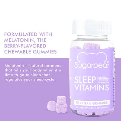 Sugarbear Sleep Vitamins for Healthy Hair 30S 30's - Hair & Skin