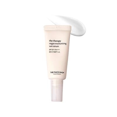 The Face Shop The Therapy Vegan Moisturizing Sun Serum 20 ml - Body Sunscreen