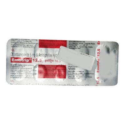 Emotrip 12.5/5mg Tablet 10'S - Depression-Ant