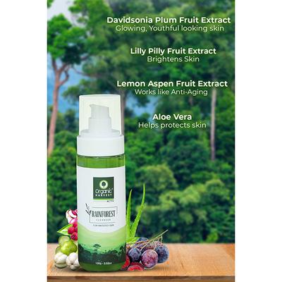 Organic Harvest Activ Rainforest Face Cleanser 100 ml - Face Wash & Cleansers