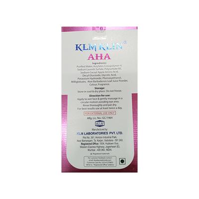 KLMKLIN AHA FACE WASH Gel 150ml - Cleanser-Emo