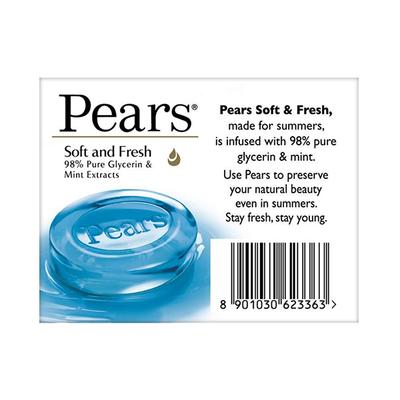Pears Fresh & Soft Soap Bar 75 gm - Soaps