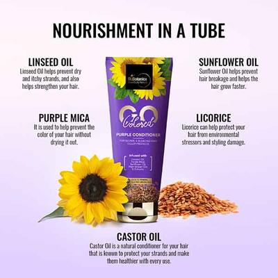 St.Botanica Purple Conditioner - GO Colored 200 ml - Conditioners