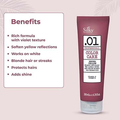 Silky Technobasics .01 Antiyellow Shampoo 200 ml - Shampoos