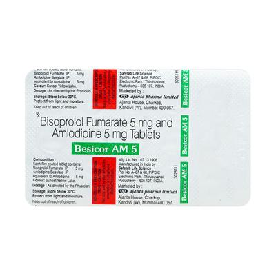 BESICOR AM 5 Tablet 15's - Hypertension-Bet