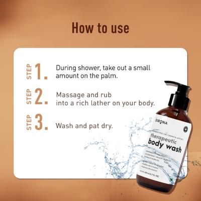 Sirona Natural Therapeutic Body Wash 200 ml - Masks & Peels