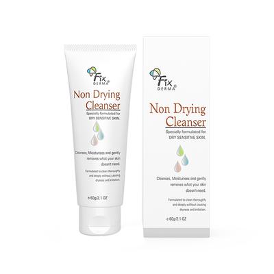 Fixderma Non Drying Cleanser, Gentle, Pore-Refining, Soap Free For Dry & Sensitive Skin (60gm ) - Face Wash & Cleansers