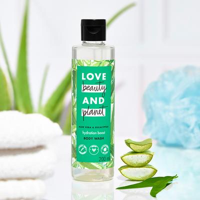 Love Beauty and Planet Aloe Vera and Eucalyptus Body Wash 200 ml - Shower Gels & Body Wash